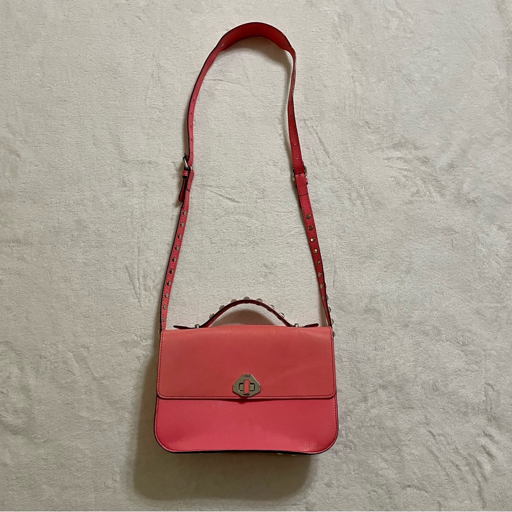 Rebecca Minkoff Leather Blake Studded Crossbody Bag! GUC